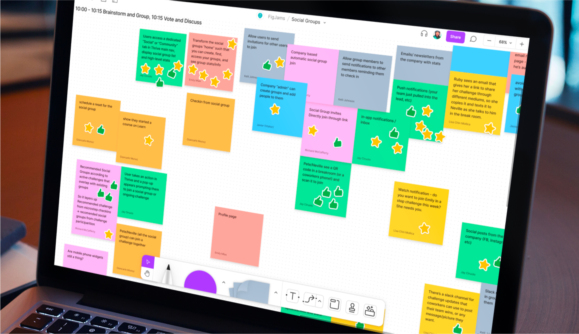 Group design brainstorm by Lisa Chin