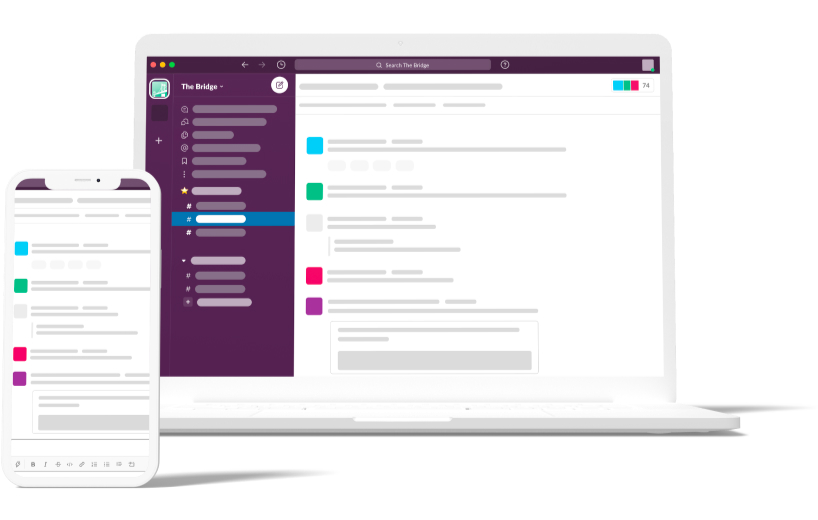 Slack and chat by Lisa Chin