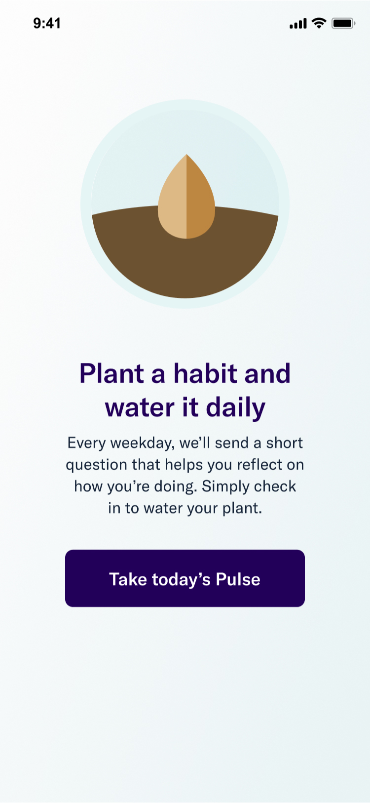 Wellness app today page by Lisa Chin