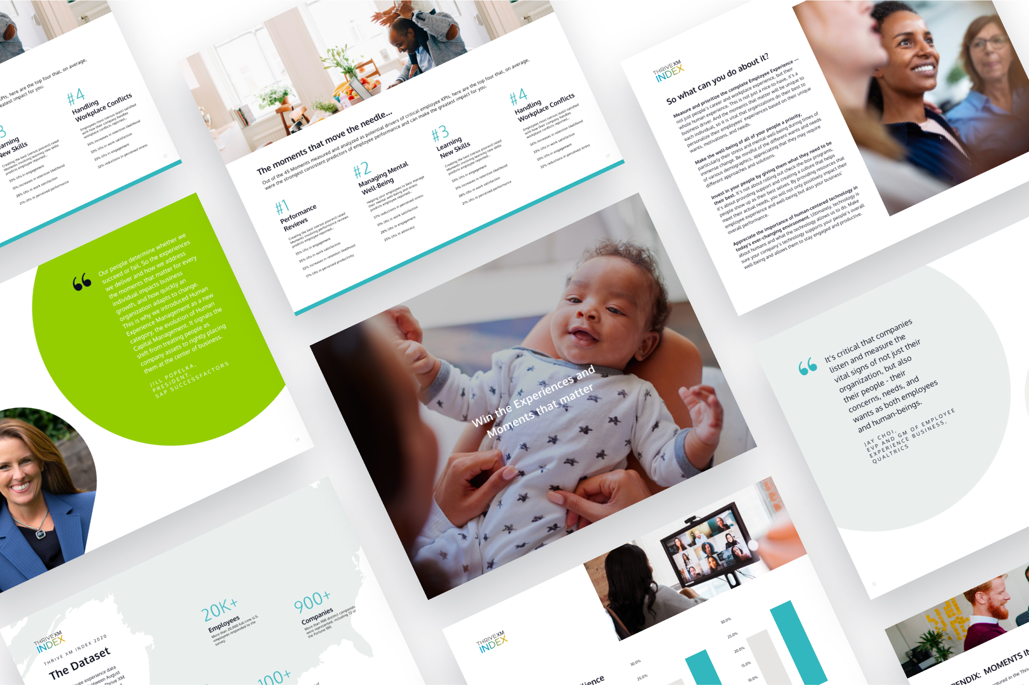 Thrive XM printed promotional marketing materials
