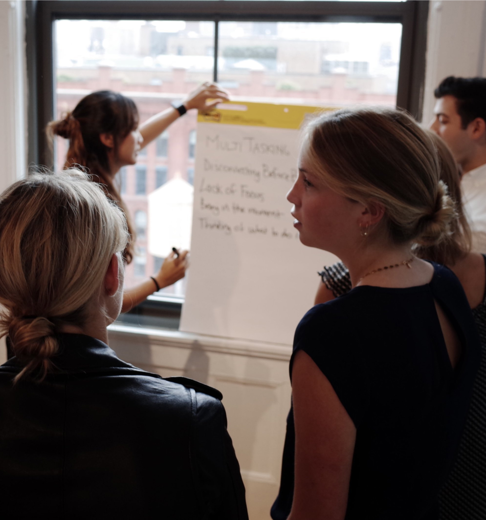 Lisa Chin running a design workshop